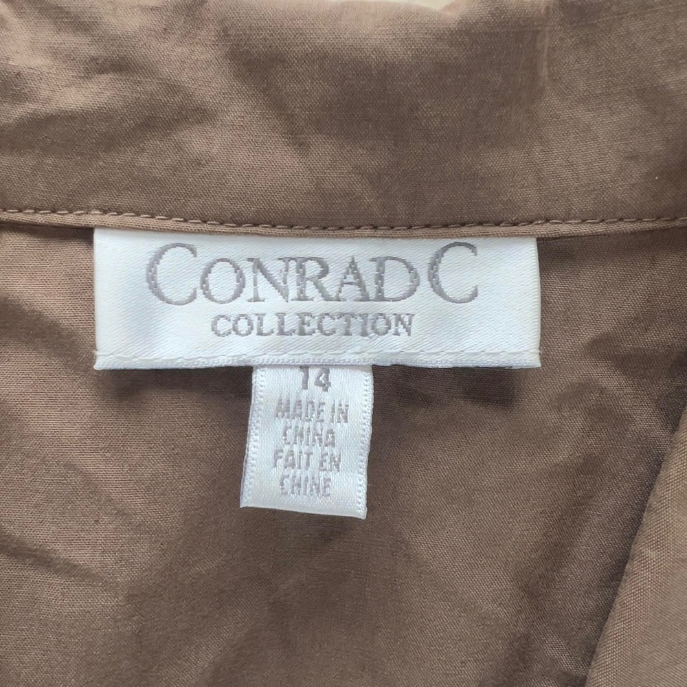 Conrad C Brown Khaki Tan Utility Jacket Gorpcore Utilitycore Safari Military - Picture 4 of 5